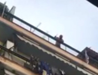 Θεσσαλονίκη: «Μαχαιροβγάλτης» απειλούσε οτι θα τους σκοτώσει όλους (βίντεο)